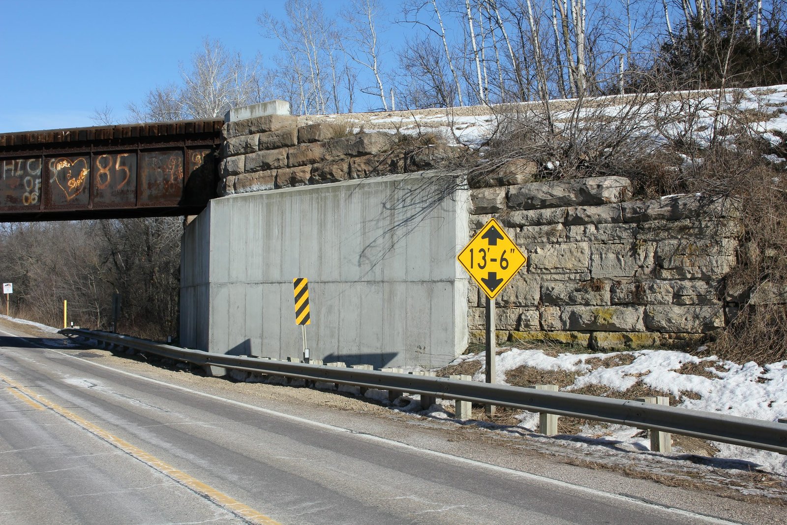 East abutment